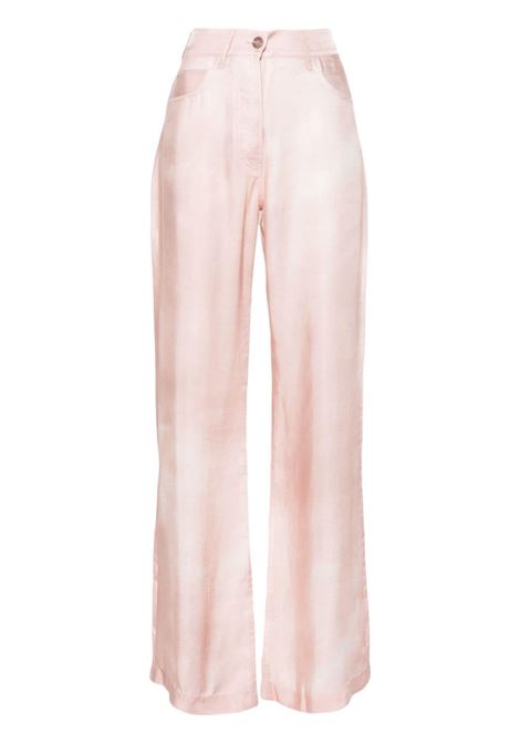 Pink straight-leg trousers Acne Studios - women